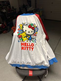 Sanrio/Lounge Fly 50th anniversary Hello Kitty Bomber Jacket