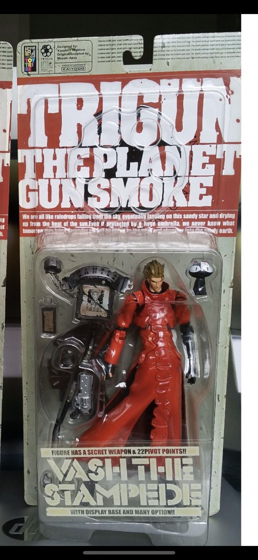 KAIYODO Trigun vash stampid Action Figure