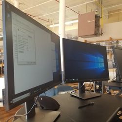 DUO DELL 24' WIDE SIMLESS SCREEN MONITOR (INV. DP1004)

