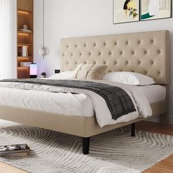 King Size Platform Bed Frame