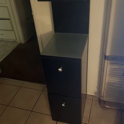 Corner Shelves With 2 Drawers 