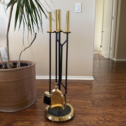 Mid-Century Vintage Fireplace Tools