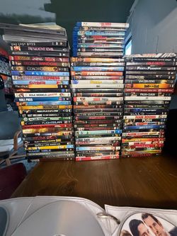 Large Lot of DVDs and Blu-rays