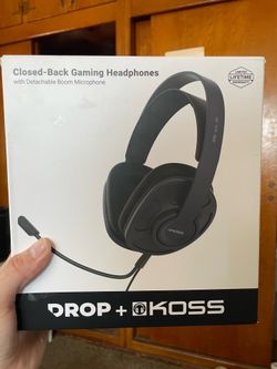 Koss wired gaming headphones with mic