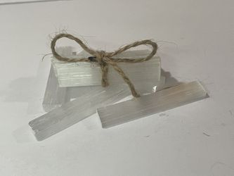 Rough natural selenite sticks