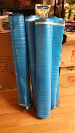 3 in 1 blue vapor barrier underlayment