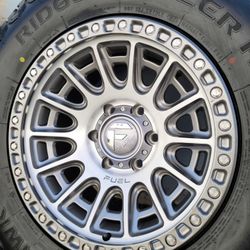 17" FUEL Cycle rims-wheels  32" Ridgecrawler RT Tires 