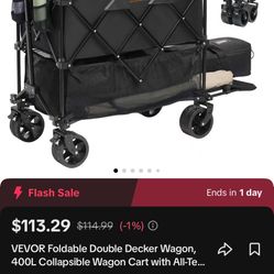 Foldable Wagon Double Decker