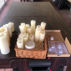 Candles Battery Charged Wedding Party Candles