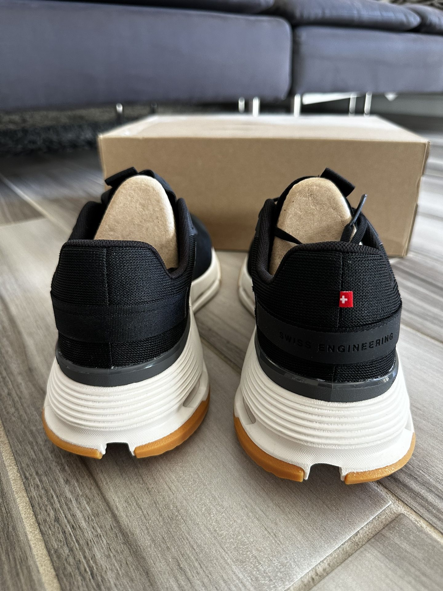 Men’s On Cloud Cloudnova Form 2 Running Shoes - Black Ivory - Size 11.5 Men main image 2