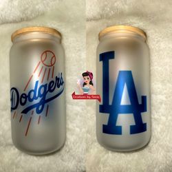 La Dodgers Beer Glass Tumbler 
