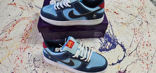 Why So Sad? x Nike Dunk Low SB 'The Predatory Bird' | Blue | MEN  size 10