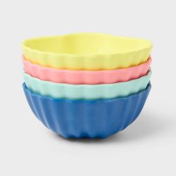 Sun Squad 4pk 10 fl oz Shell  Bowls