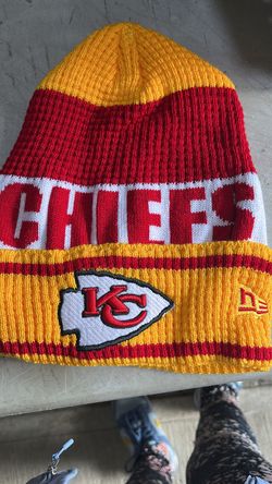 Handmade beanie-style inspired by Chiefs