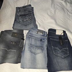 Men's Buffalo Jeans (4 pairs)