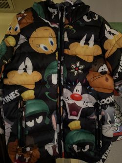 Kids Looney Tunes Puffer Jacket