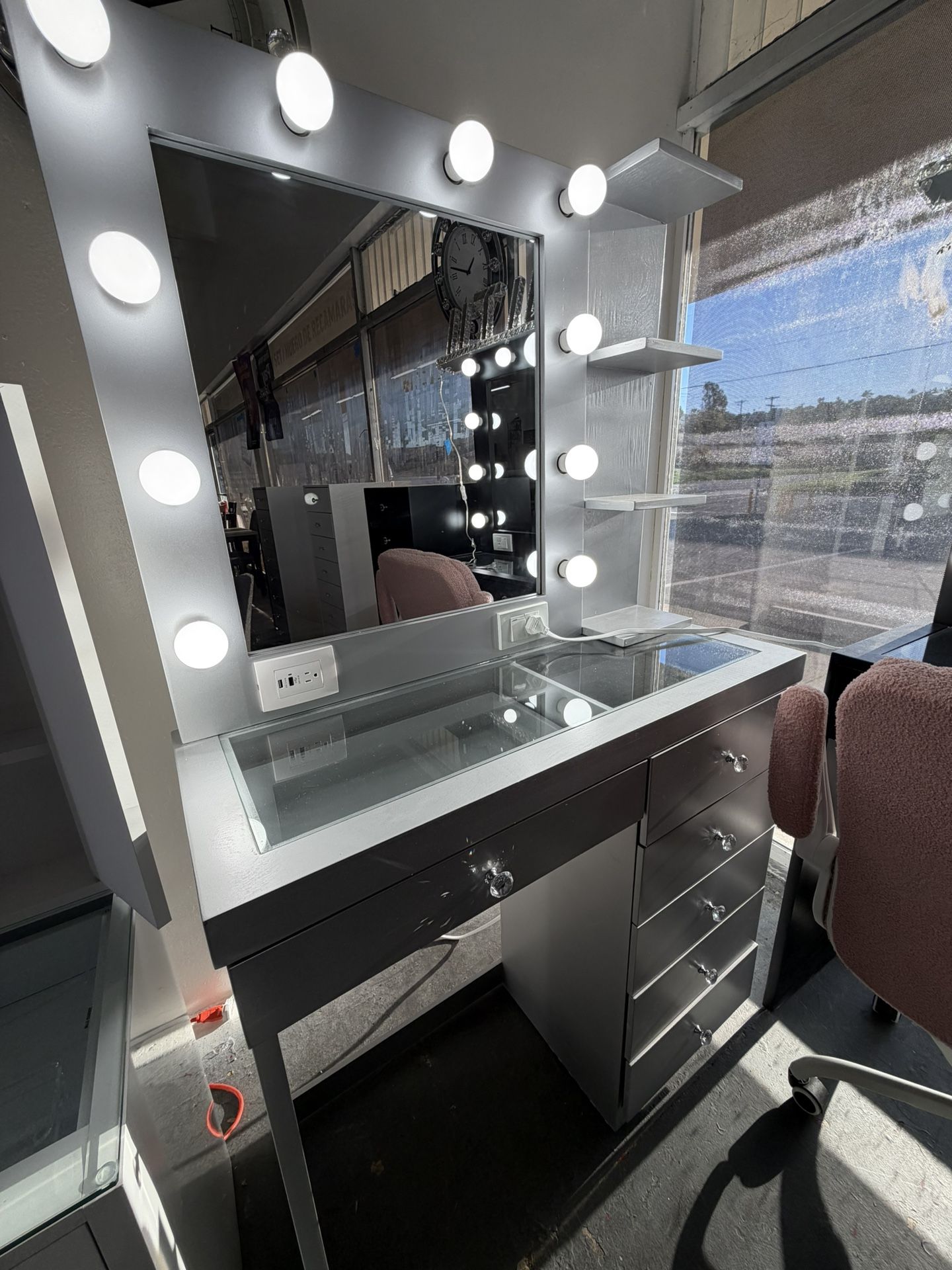 Premium Hollywood Vanity Set