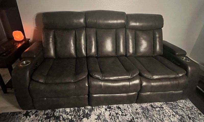 Real Leather, All Power Sofa