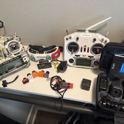 FPV Drone Bundle — Radios, Fat Shark HDO Goggles, Crossfire, Cameras, GoPros + Drone Build 🔥
