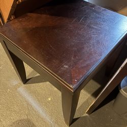 Dark Cherry End Table - 1 Piece