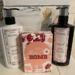 Aceite Y Crema De Coco Perfume Pastel Bomb Jafra