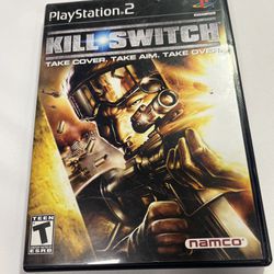 Kill Switch  PlayStation 2  (Namco 2003) Complete with Manual Tested