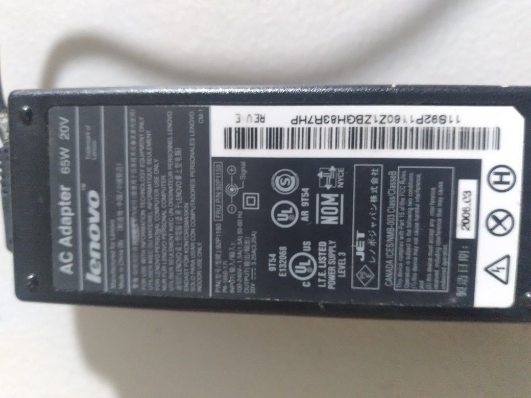Laptop Lenovo Ac Adapter