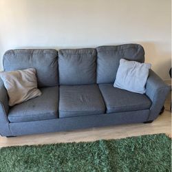 Ashley furniture Couch W/ NON functional Sofa bed 