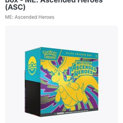 Ascending heroes etbs for sell