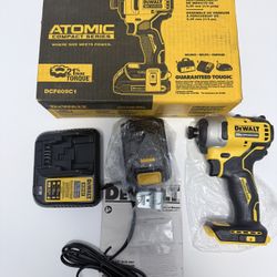 DeWALT ATOMIC 20V Max Lithium-Ion Brushless Cordless Compact 1/4 in. Impact Driver Kit with 2.0Ah Battery, Charger and Bag