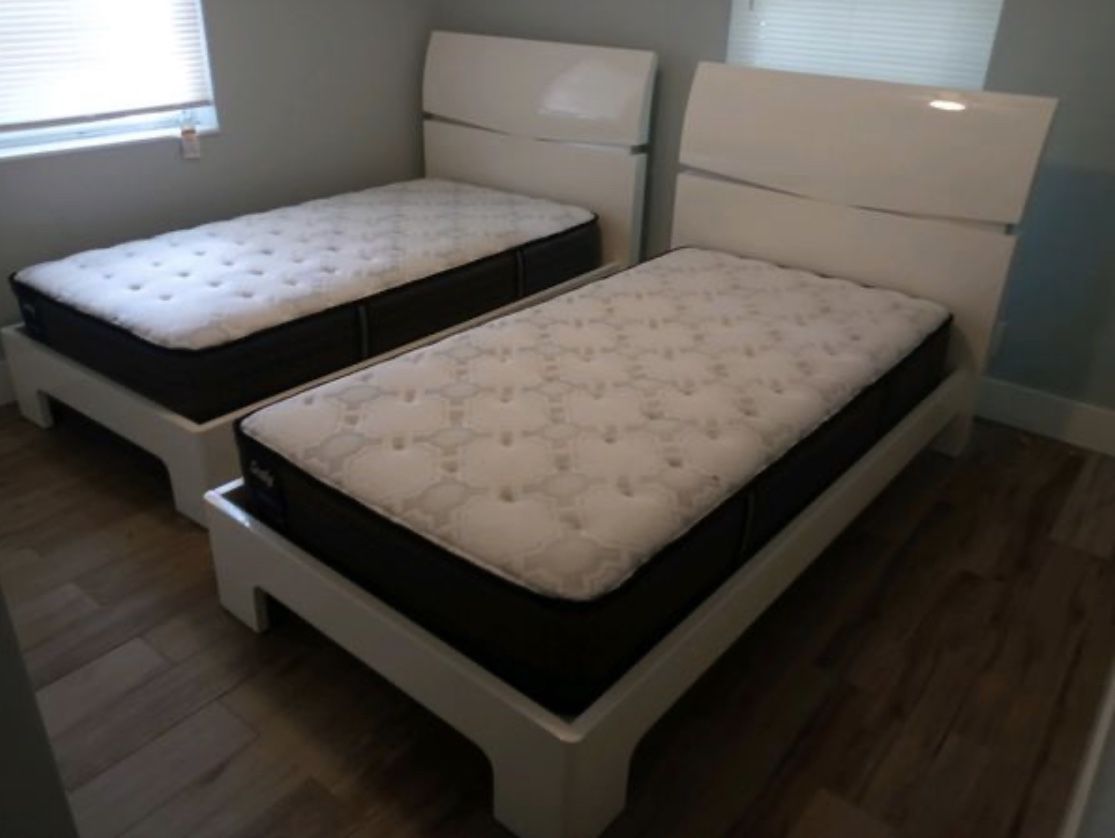 El Dorado Twin beds $350 each with new mattress