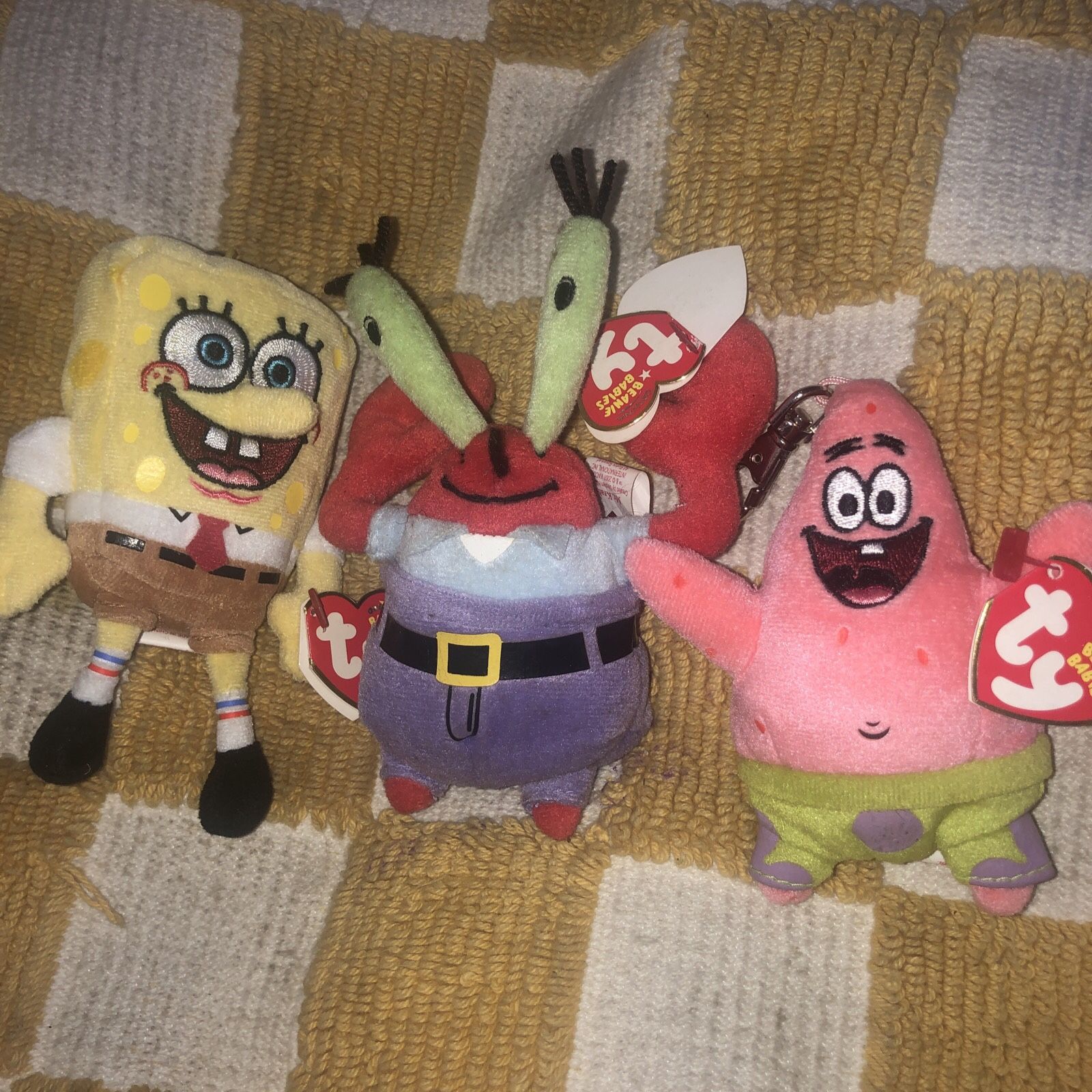 Ty Spongebob Patrick Mr Krabs