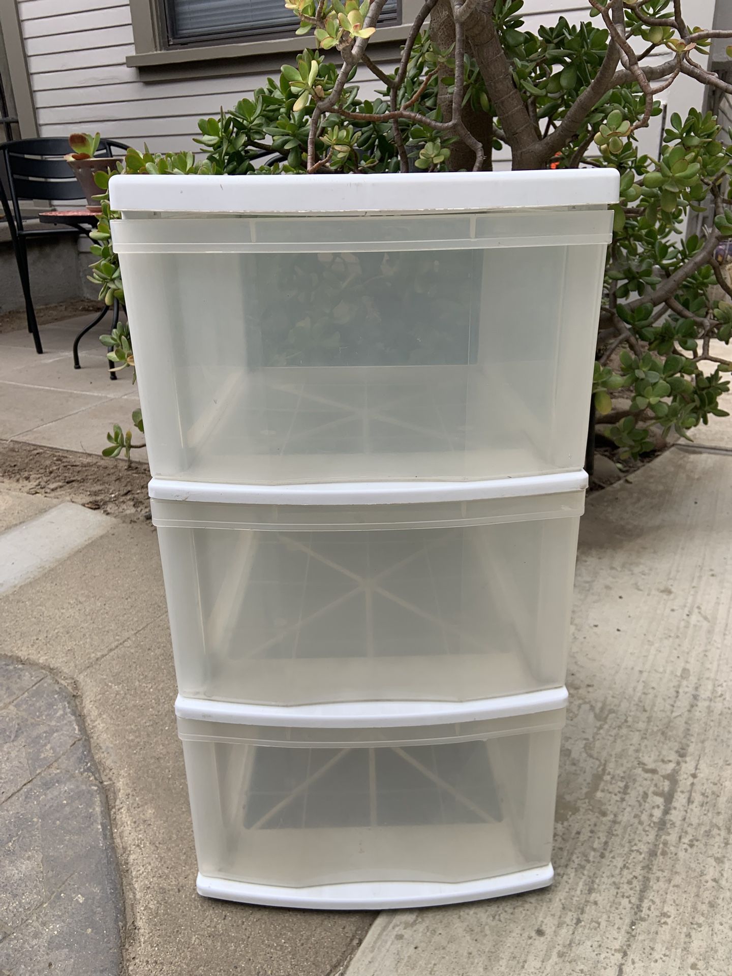 Gracious Living 3-Drawer Organizer Plastic Drawer Storage