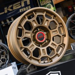 NEW Bronze TRD Style Rims for Toyota Trucks -17x8 (6x139.7) Satin Black Wheels (Set of 4) Only $899