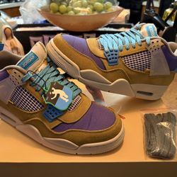 Union Air Jordan 4 Desert Moss 9.5 