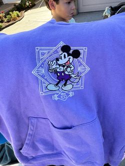 Disney 100 Mickey Mouse Purple Hoodie