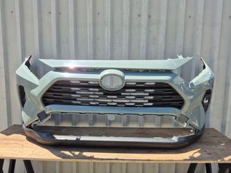 2019 2020 2021 2022 2023 2024 TOYOTA RAV4 RAV-4 FRONT BUMPER COVER ORIGINAL USED OEM (DENTED)