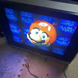 Big CRT TV