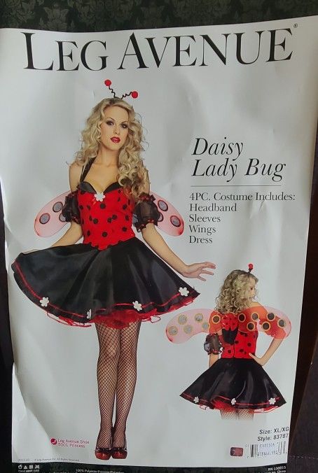 Haloween Costume Daisy Lady Bug.
