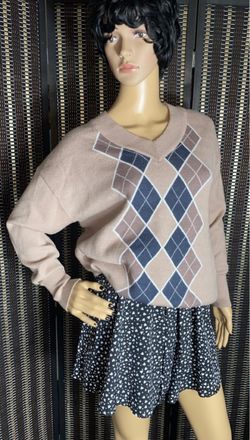 80’s Argyle Sweater