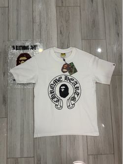 BAPE x CH white tee