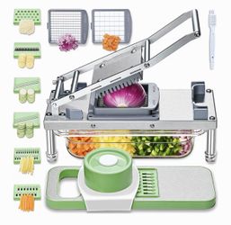 All-in-1 Vegetable Chopper with 8 Blades