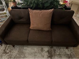 Wade Logan  |   Wayfare Modern Faux Leather Couch