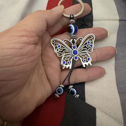 Evil eye keychain charm $12