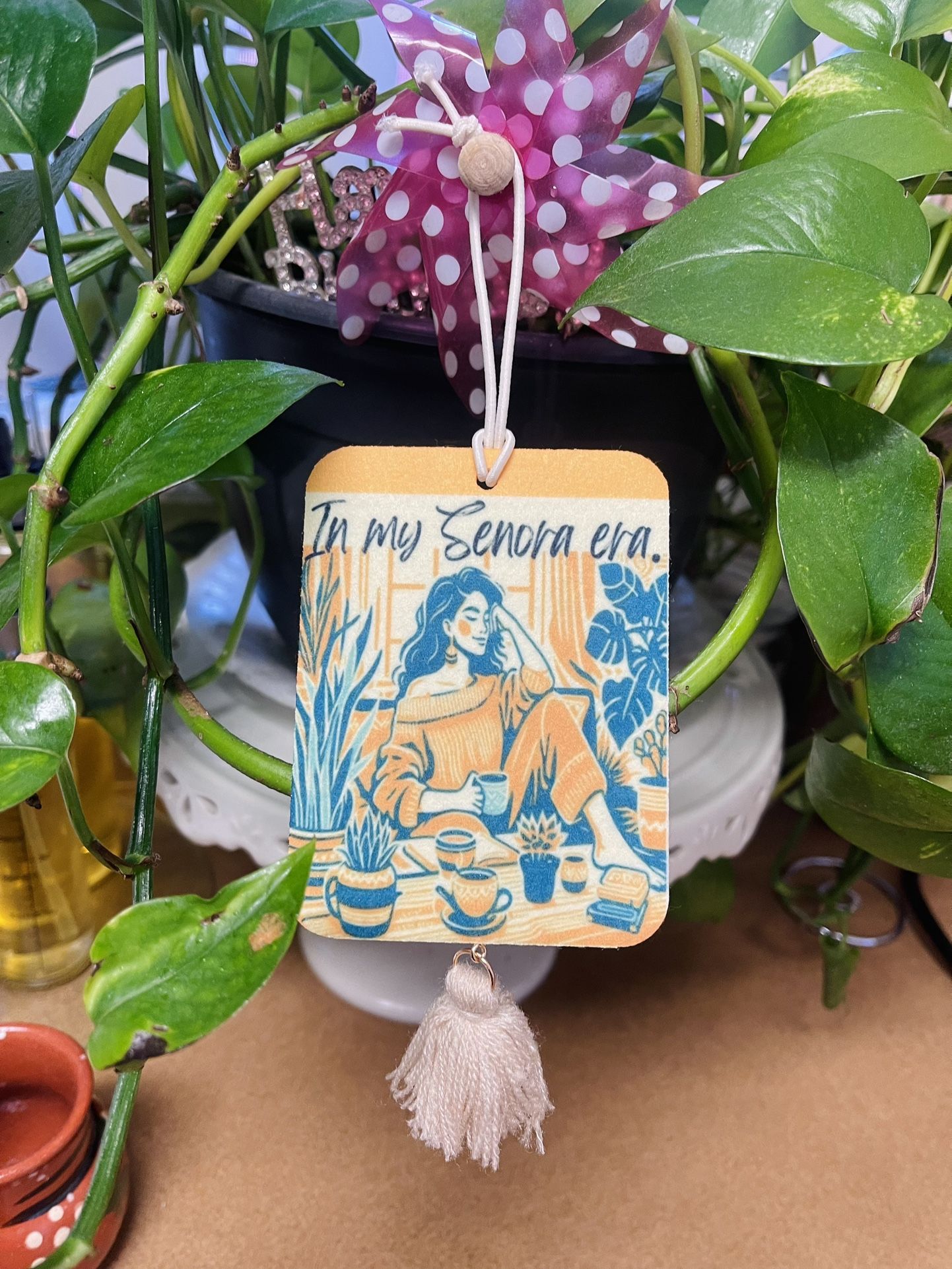 Car air freshener “IN MY SENORA ERA” Japanese Magnolia scent New