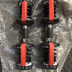 Adjustable Dumbbells Handles 52/5 LB No Weights 