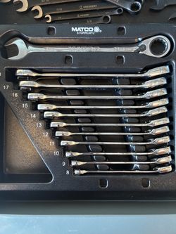 Matco ratchet wrench set
