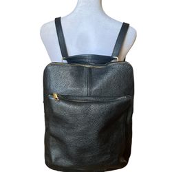 Unisex Buttery soft Italian leather Convertible luxury (backpack + shoulder