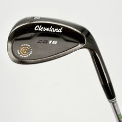 Cleveland CG16 Black Zip Groove 58° .12 Wedge - Stock Shaft Stiff - Stock Grip