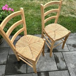 Country Wood Chairs
